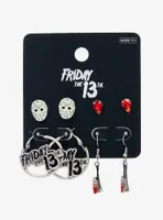 Friday The 13th Icons Earring Set
