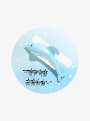 Sweet Society Dolphin Star Hair Clip Set