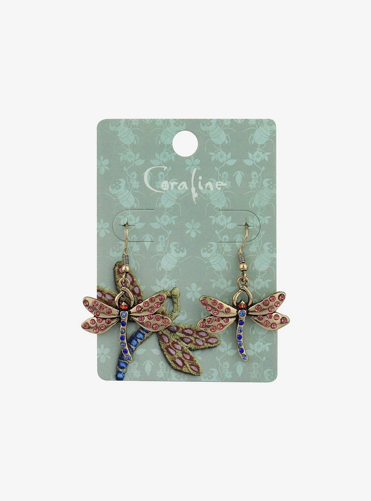 Coraline Dragonfly Drop Earrings