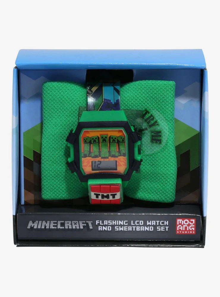 Minecraft Digital watch Creeper - SimbaShop.nl