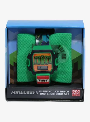 Minecraft Watch & Sweatband Set