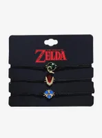 The Legend Of Zelda Spiritual Stones Cord Bracelet Set