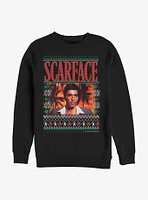 Scarface Tony Montana Ugly Christmas Sweatshirt