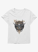 Dungeons & Dragons Baldur's Gate 3 Mind Flayer Logo Girls T-Shirt Plus