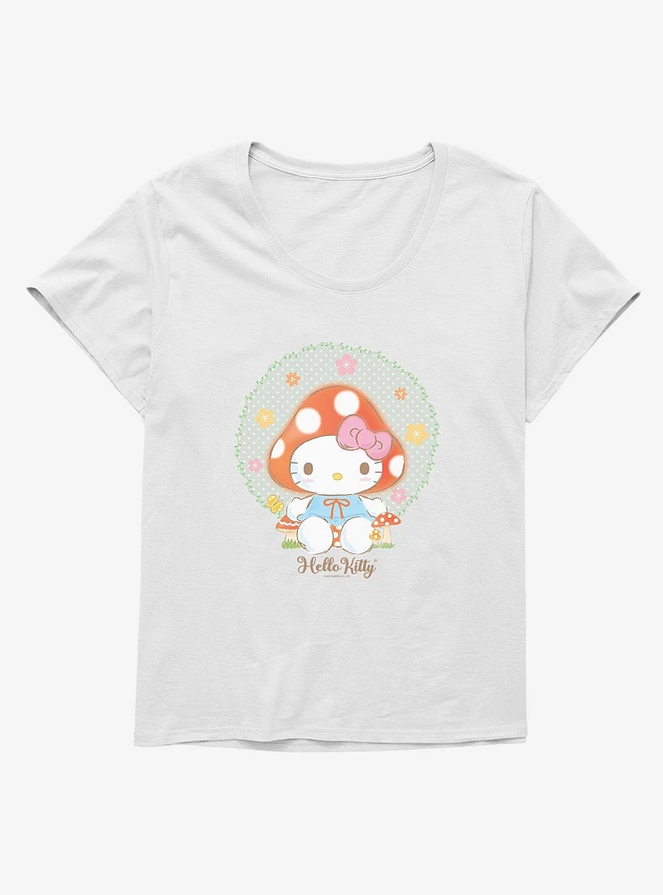 Hello Kitty Mushroom Girls T-Shirt Plus