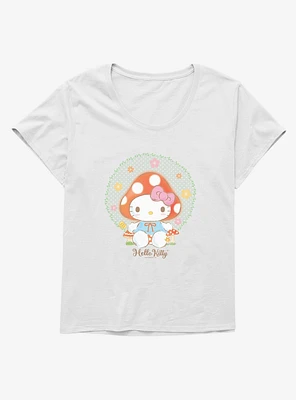 Hello Kitty Mushroom Girls T-Shirt Plus