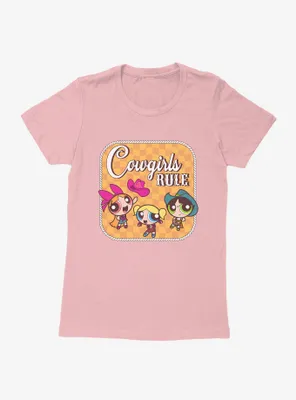 Powerpuff Girls Cowgirls Rule Womens T-Shirt