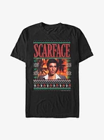 Scarface Tony Montana Ugly Christmas T-Shirt