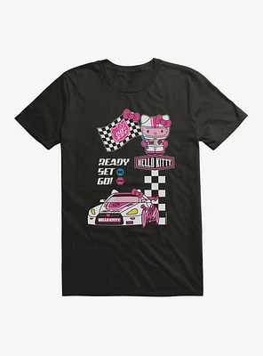 Hello Kitty Ready Set Go Racing Car T-Shirt