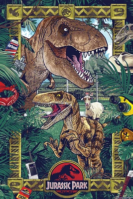 Jurassic Park Icons Poster