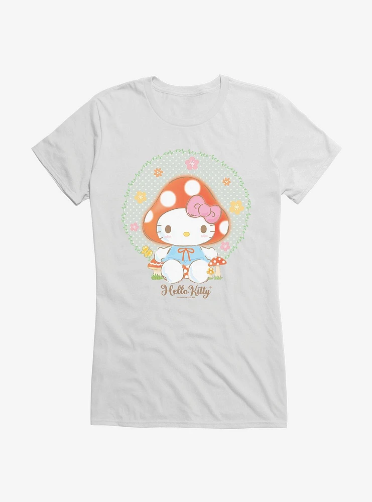 Hello Kitty Mushroom Girls T-Shirt