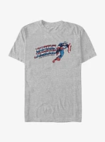 Marvel Captain America Run Up T-Shirt