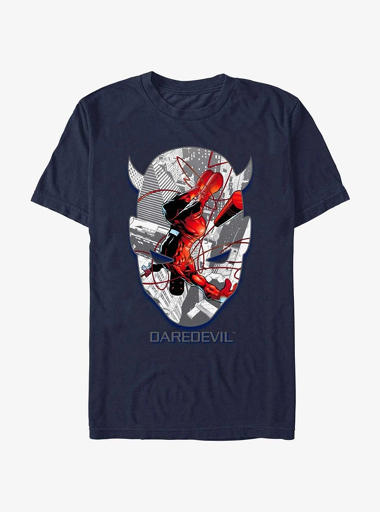 Marvel Daredevil Face Mask T-Shirt