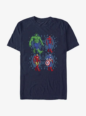 Marvel Avengers Pixel Heroes T-Shirt