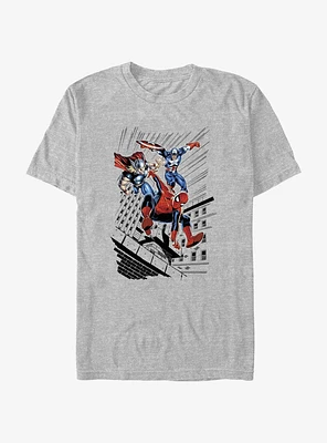 Marvel Avengers Leaping Trio T-Shirt