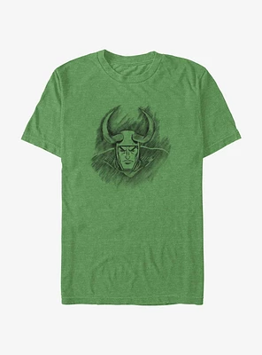 Marvel Loki Low Key Sketch T-Shirt