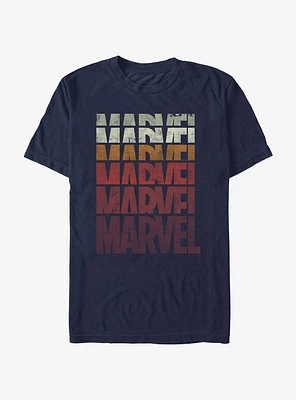 Marvel Logo Repeat T-Shirt