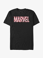 Marvel Candy Cane Logo T-Shirt