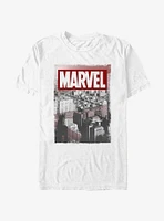Marvel Cityscape Poster T-Shirt