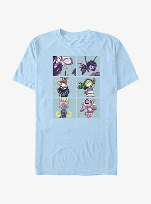 Marvel Avengers Chibi Girls Team T-Shirt