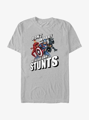 Marvel Avengers Team We Do Our Own Stunts T-Shirt