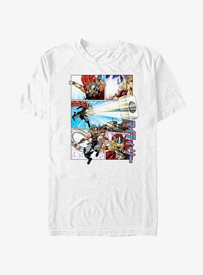 Marvel Thor Anime Panels T-Shirt