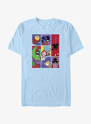 Marvel Avengers Cartoon Boxes T-Shirt