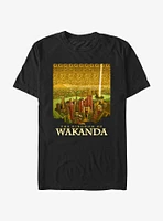 Marvel Black Panther The Kingdom of Wakanda Poster T-Shirt