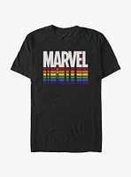 Marvel Logo Prism Stack T-Shirt