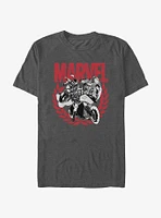 Marvel Avengers Motorcycle Logo T-Shirt