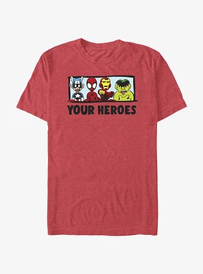 Marvel Avengers Team Your Heroes T-Shirt