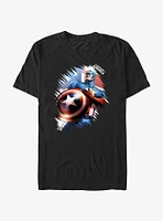 Marvel Captain America Old Glory T-Shirt