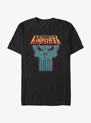 Marvel The Punisher Retro Skull T-Shirt