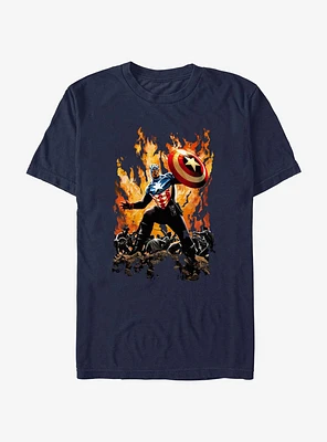 Marvel Captain America Riot T-Shirt