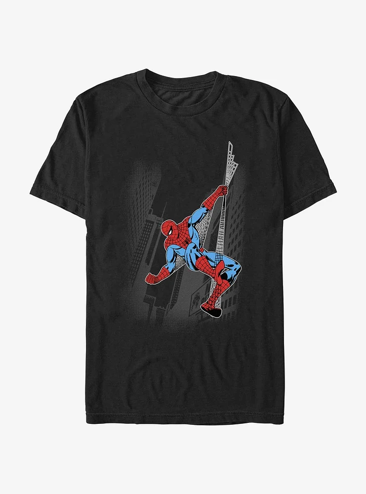 Marvel Spider-Man Upside Down Hang T-Shirt