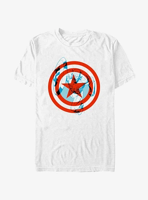 Marvel Captain America Shield Star T-Shirt