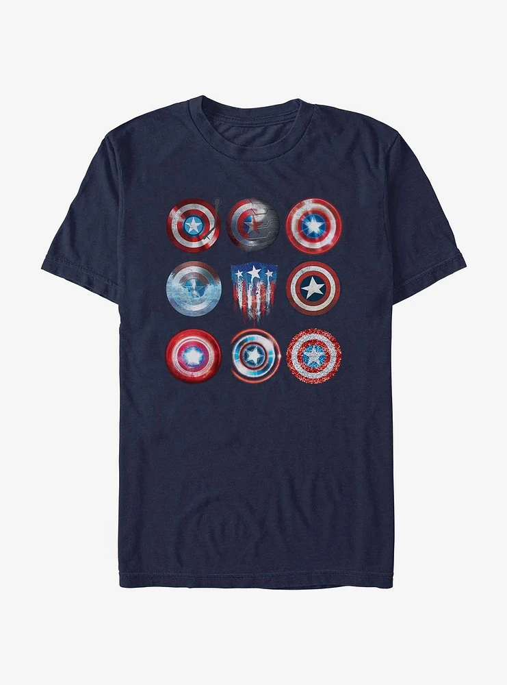 Marvel Captain America Select Your Shield T-Shirt