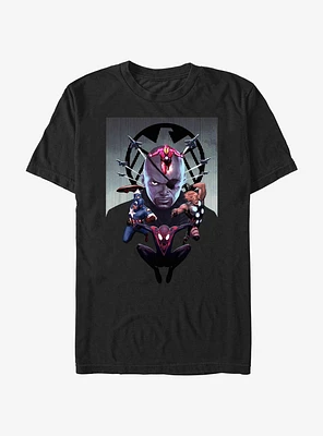 Marvel Nick Fury Shieldmen T-Shirt