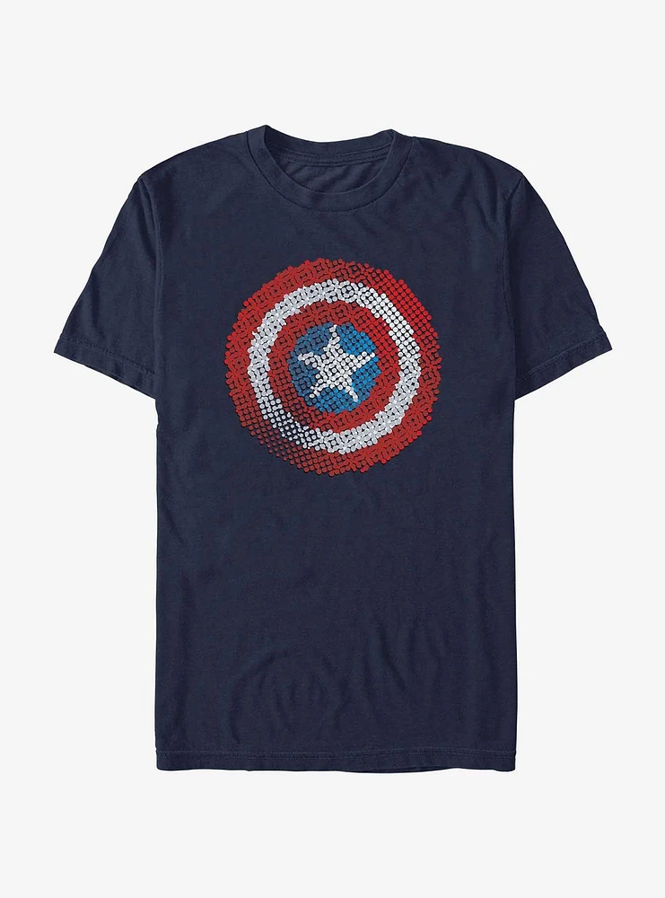 Marvel Captain America Spot Dot Shield T-Shirt