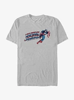 Marvel Captain America Stars And Stripes T-Shirt
