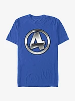 Marvel Fantastic Four Silver 4 Logo T-Shirt