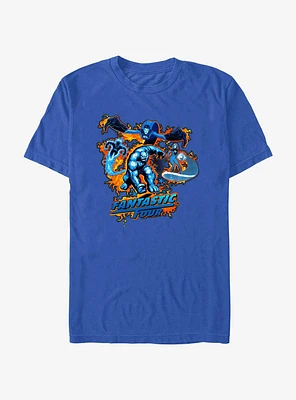 Marvel Fantastic Four Blue T-Shirt