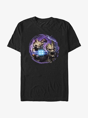 Marvel Guardians of the Galaxy Groot And Loaded T-Shirt