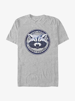Marvel Guardians of the Galaxy Raccoon Rocket Badge T-Shirt