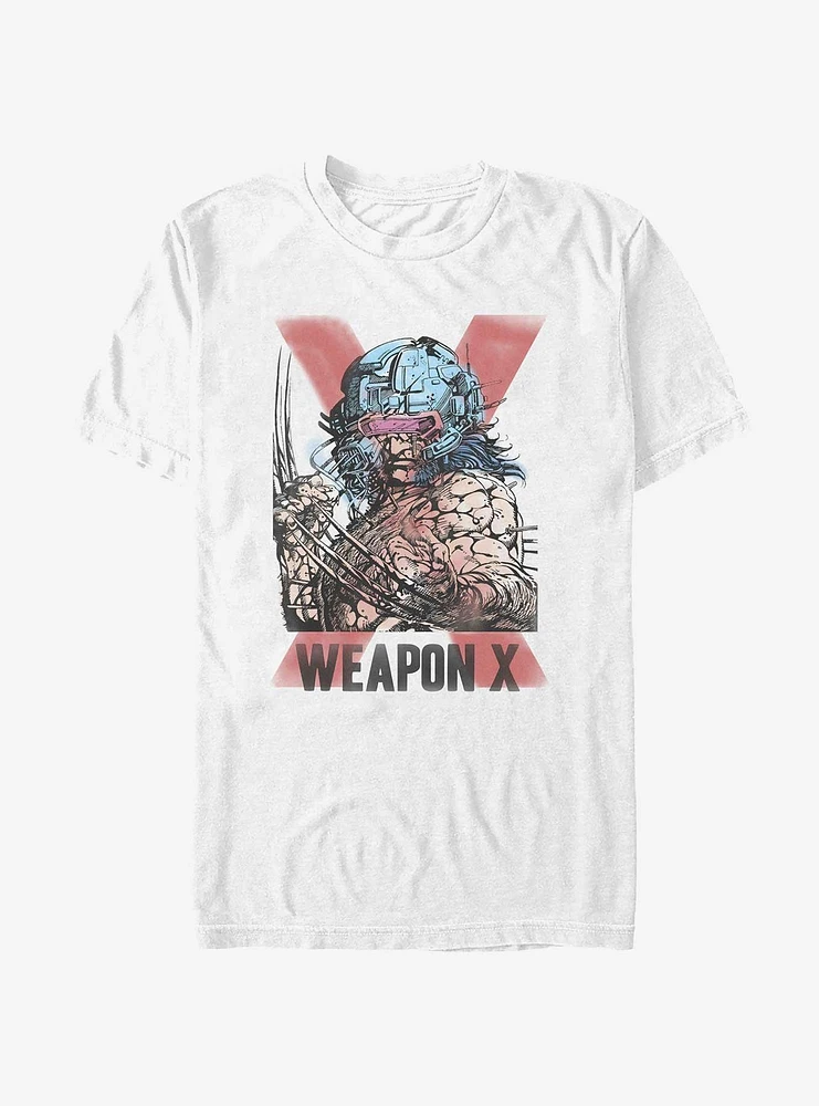 Marvel Wolverine Grunge Weapon X T-Shirt