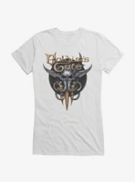 Dungeons & Dragons Baldur's Gate 3 Mind Flayer Logo Girls T-Shirt