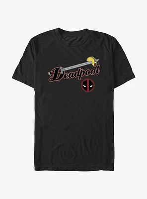 Marvel Deadpool Taco Sword Logo T-Shirt