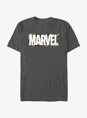 Marvel Logo Camo Fill T-Shirt