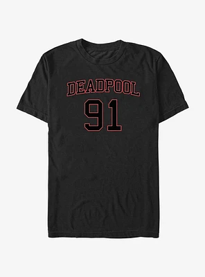 Marvel Deadpool 91 Collegiate T-Shirt