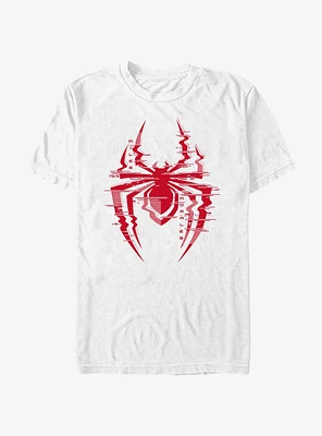 Marvel Spider-Man Logo Glitch T-Shirt